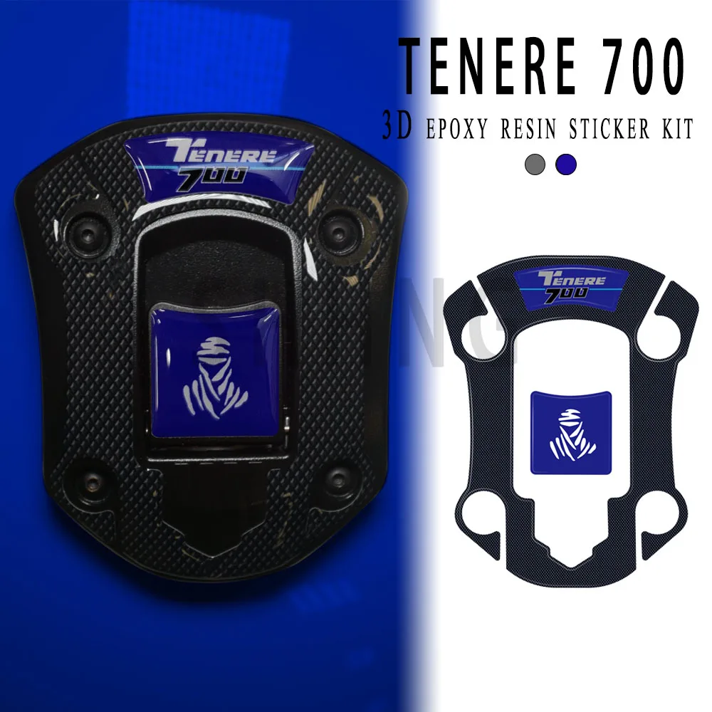 Tenere 700 2023 Accessori Adesivo Tappo Carburante Moto Adesivo In Resina Epossidica 3D Per Yamaha Tenere 700 2019-2023
