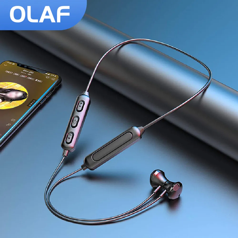 Спортивная Беспроводная Bluetooth-гарнитура магнитные адсорбционные наушники