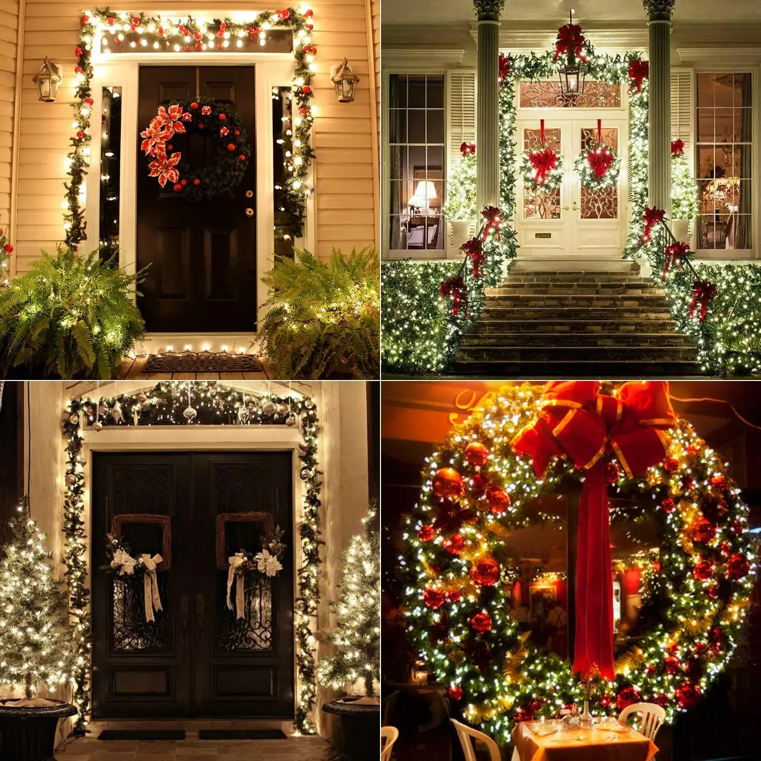 Оранжевые огни на Хэллоуин светодиодные батарейки 8 режимов гирлянды для