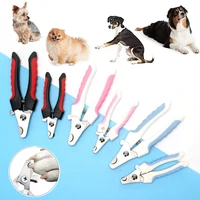pet dog cat professional nail clippers with file stainless steel animal cleaning beauty professional labor saving nail clipper