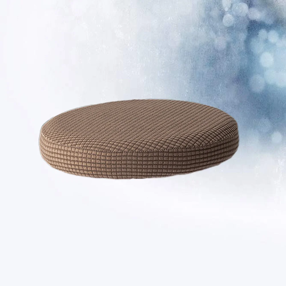 

Round Bar Stool Covers 30- 38cm in Diameter Thick Elastic Stool Cushion Slipcover Washable Round Chair Protector for Home Shop