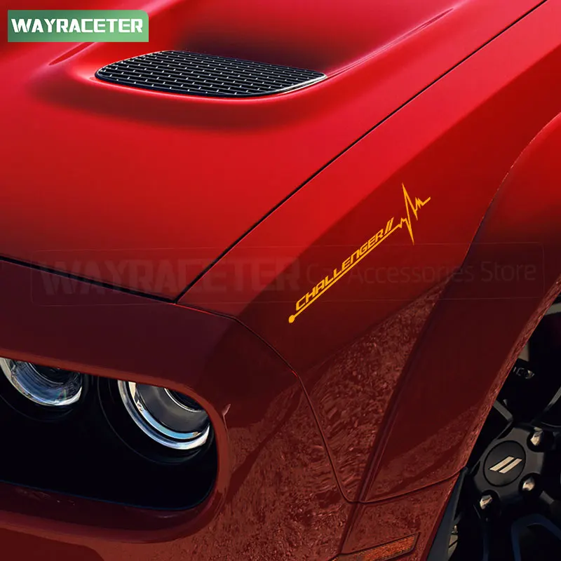2 шт. светоотражающие наклейки на окна Dodge Challenger SRT8 392 Demon 2023