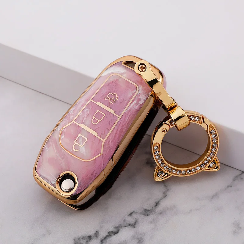 

TPU Car Remote Key Case Cover Shell For Ford Fusion New Fiesta ST MK8 Mondeo Ecosport Kuga Escort Everest Ranger F150 Figo Party