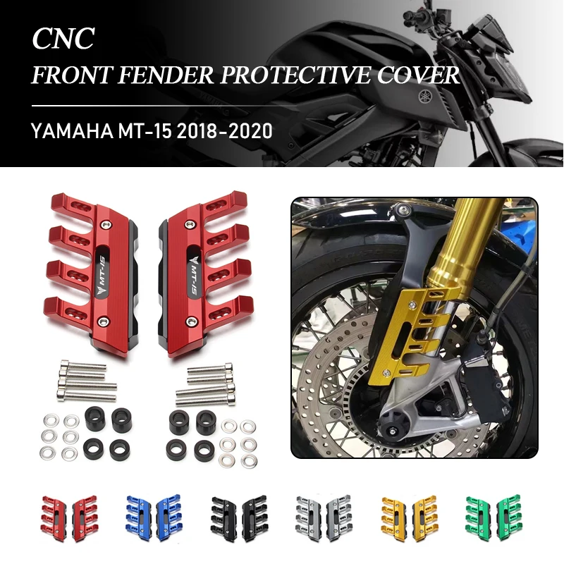 

Motorcycle CNC Front Fender Drop Protective Cover Trim Cover For YAMAHA MT-15 MT15 2018-2020
