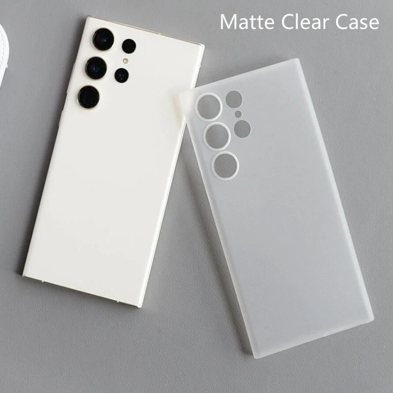 Матовый Прозрачный чехол для Samsung Galaxy S24 Ultra S23 Plus S 23 FE тонкий мягкий силиконовый