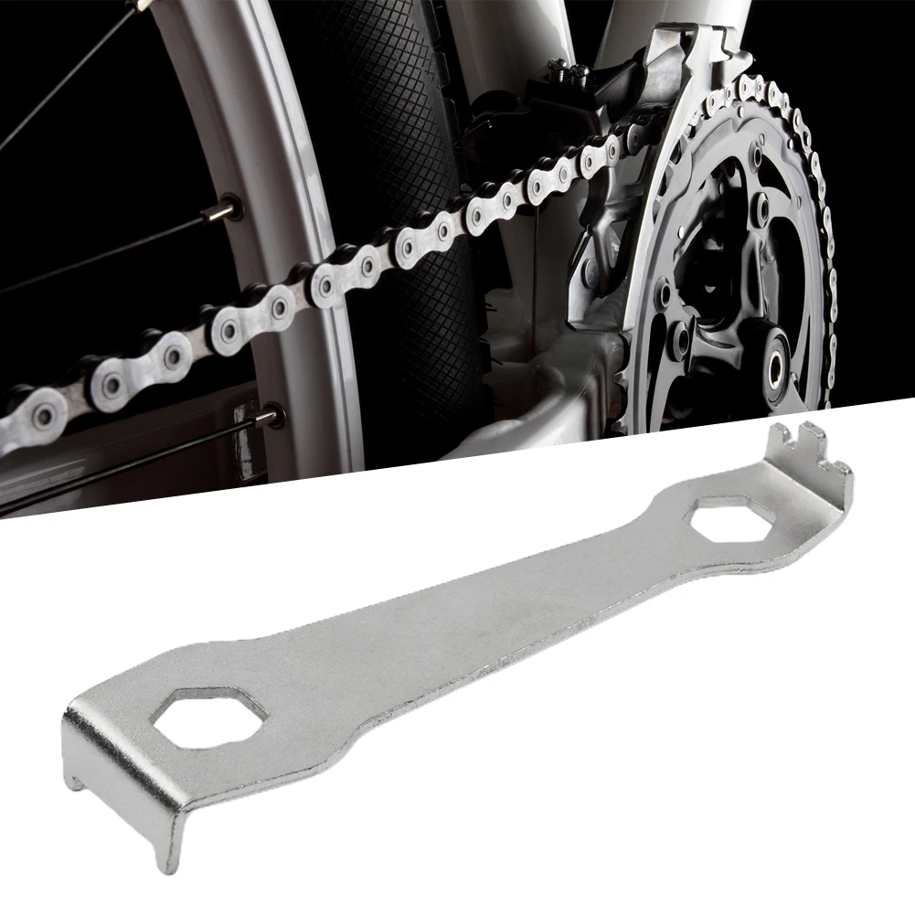 

Bicycle 9mm/10mm Chainring Crankset Bolt Nut Screw Wrench MTB Road Bike Removal Tool Steel Bike Chainring Wrench