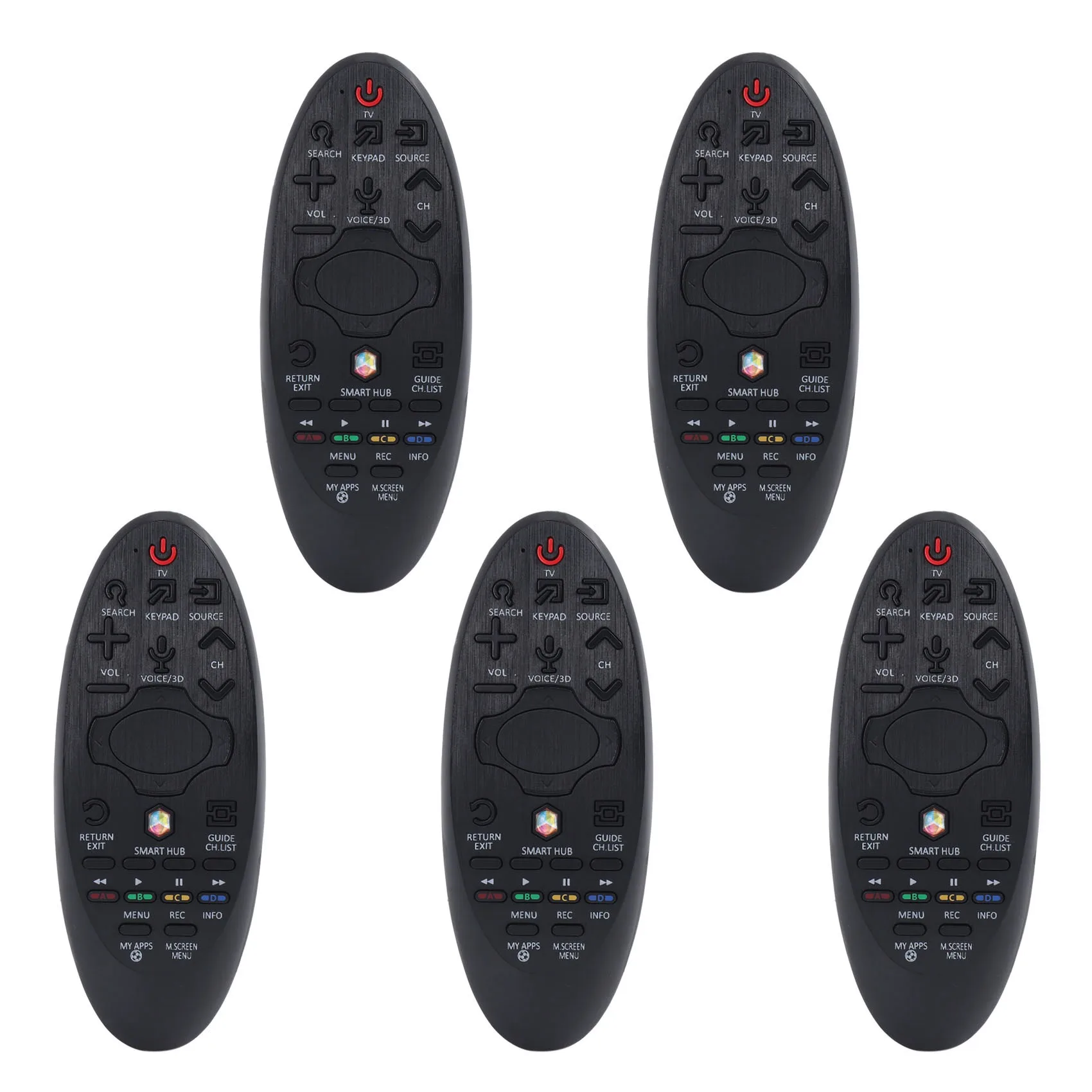 

5X Smart Remote Control for Samsung Smart TV Remote Control Bn59-01182B Bn59-01182G LED TV Ue48H8000 Infrared