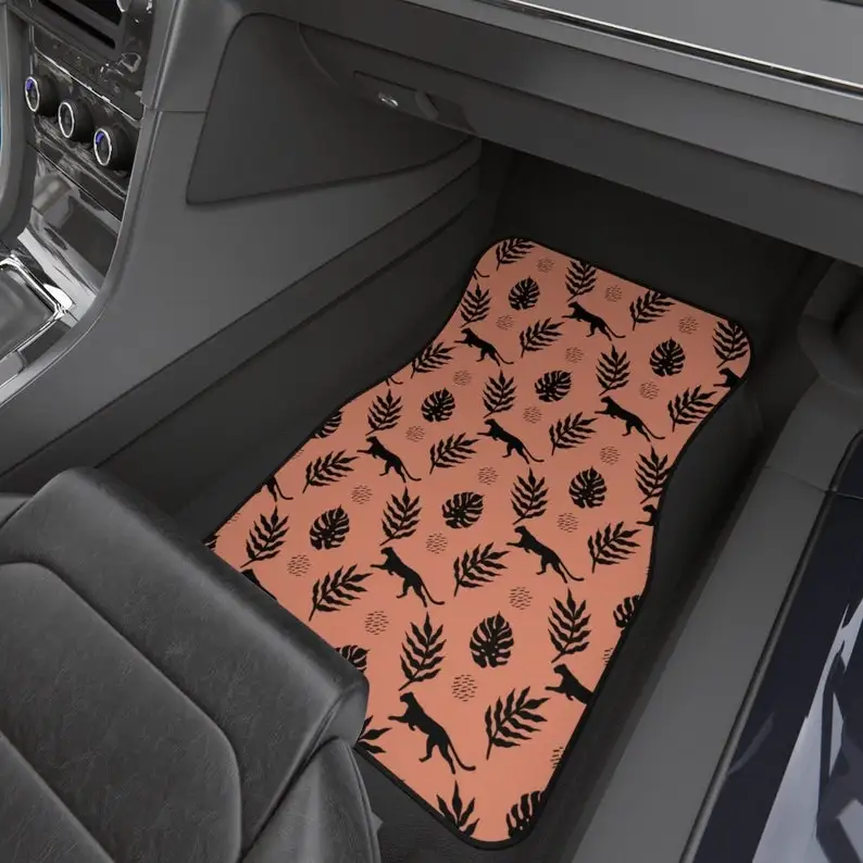 

Jungle Cat Car Mats Car Floor Mats Car Mat Car Accessories Jungle Explorer Explore Leaf Decor