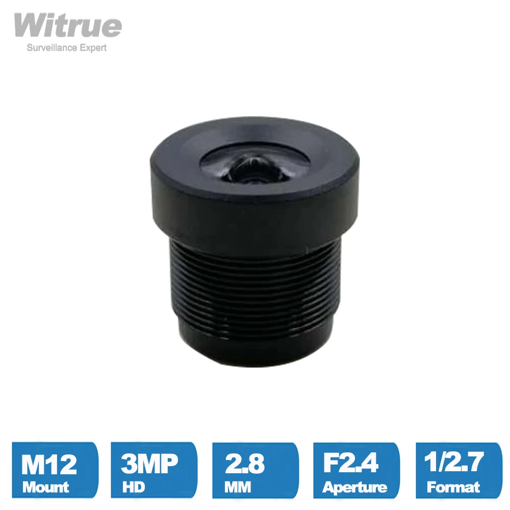 

Объективы Witrue 3MP 2,8 мм 1/2, 7 дюймов M12 HFOV без искажений для Gopro DJI/для SJCAM SJ7 объектив камеры видеонаблюдения с ИК-фильтром 650 нм