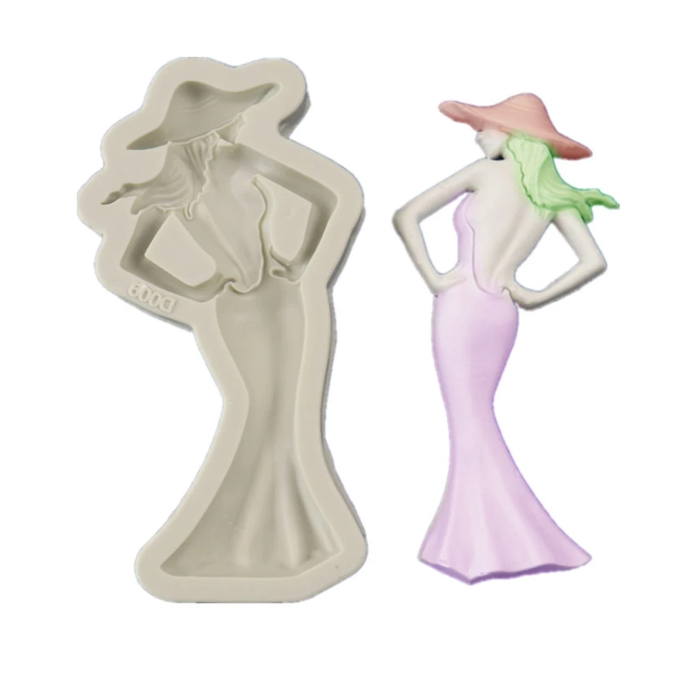 

Силиконовая форма для красивых девушек, «сделай сам», форма для помадки, сахара, шоколада, конфет, выпечки, инструменты для рукоделия, форма ...