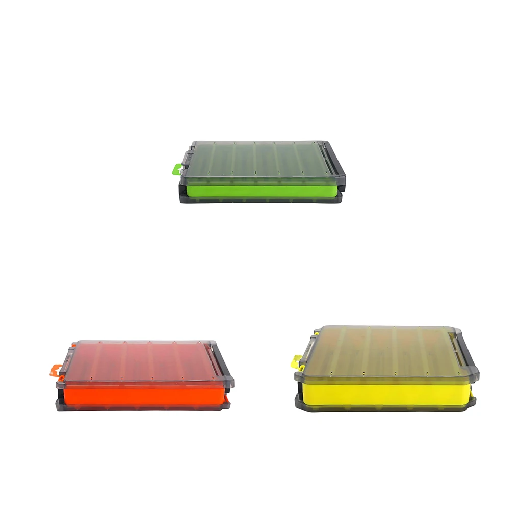 

Ящик для хранения приманки, двусторонний Органайзер с прозрачными крючками