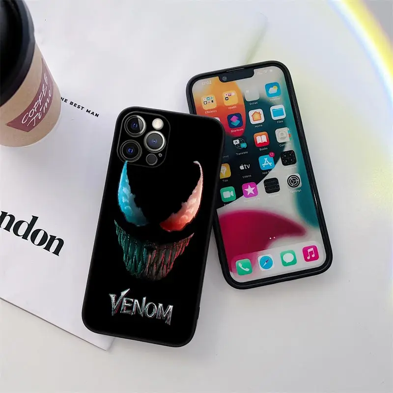 Фото Чехол для телефона Marvel Black VENOM для Honor 600 Lite 400 Pro X9D X8D X7D X6D X9B X8B X7B X9C X9A X5C Y7 Y9 2019 Magic 6 7 Lite №2