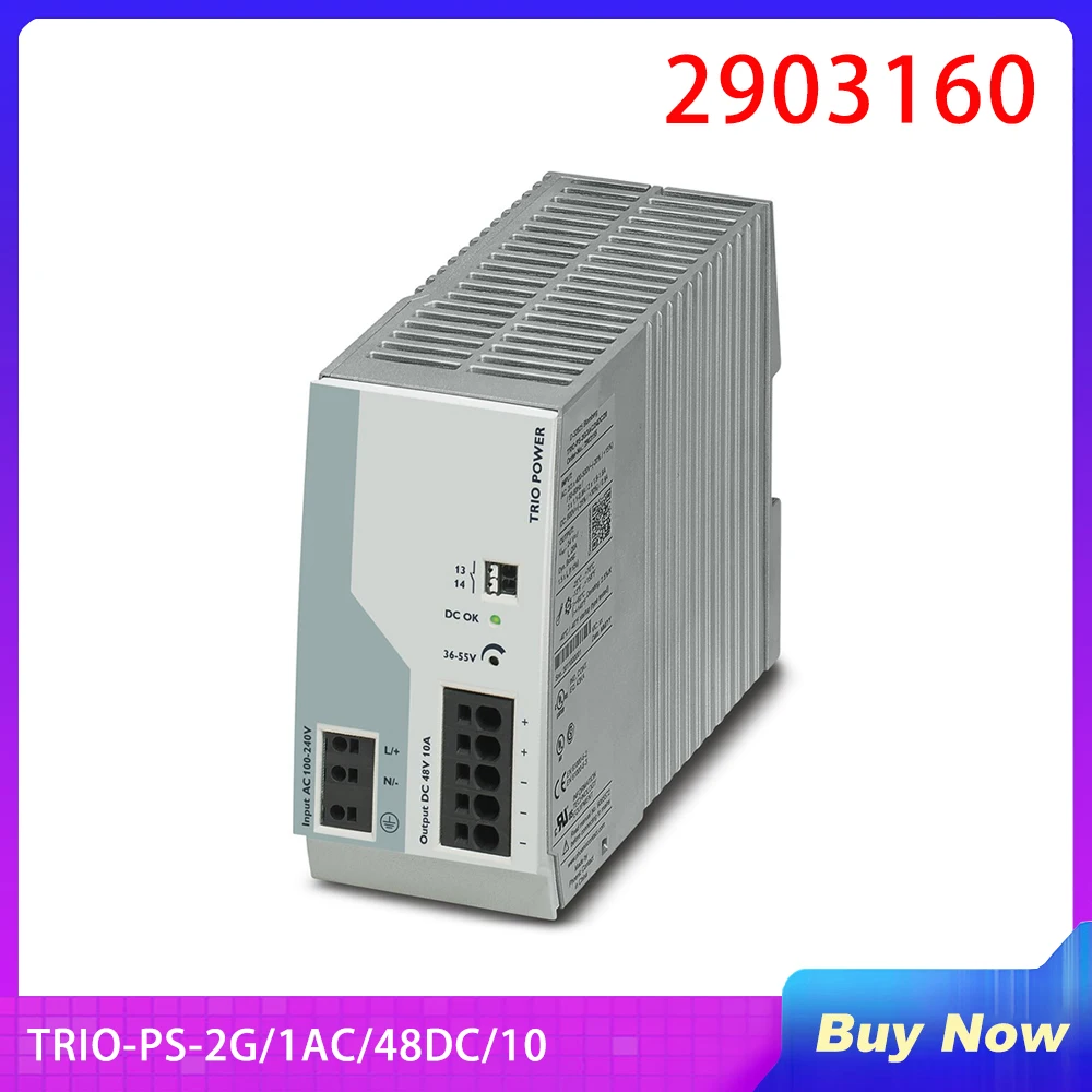 

2903160 For Phoenix Power Supply TRIO-PS-2G/1AC/48DC/10