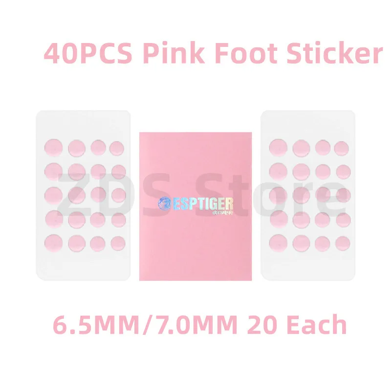 40 шт., наклейка для ног Esports Tiger ICE V2, сделай сам, маленькие точки, подушечка для ног, Arc Edge, киберспорт, 6,5 мм, 7 мм мои маленькие пони многоразовые наклейки 50 наклеек