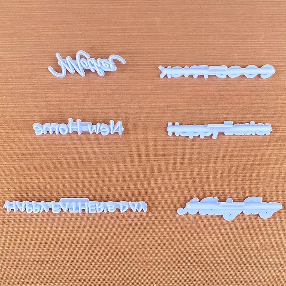 

Baking Mold 1 Set Alphabet DIY Letter Fondant Mould Plastic Extremely Flexible Fondant Cake Mold Kitchen Accessories