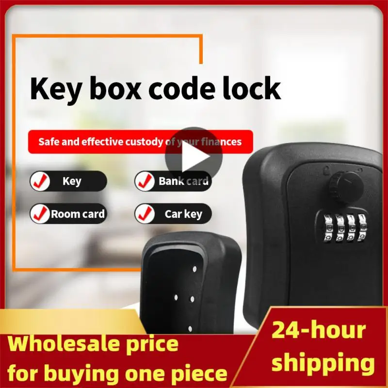 

Погодозащищенный настенный Сейф для ключей с паролем, коробка для ключей с замком No4, Комбинированный Замок для хранения ключей в помещении и на улице