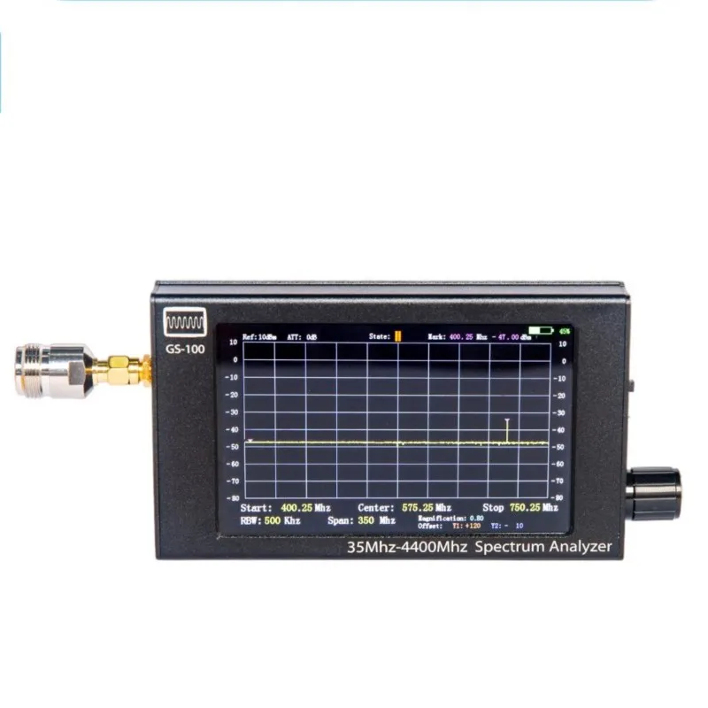 

Frequency Range 35Mhz-4400Mhz 4.3 Inch Portable Handheld Spectrum Analyzer 2.4g Wifi Bluetooth And Walkie-talkie Signal Measurem