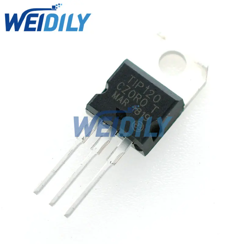 

10 шт., транзистор TIP120 tip120, мощность триода TO-220, Новинка