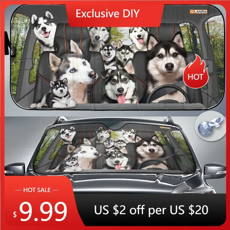 Автомобильный солнцезащитный козырек Husky