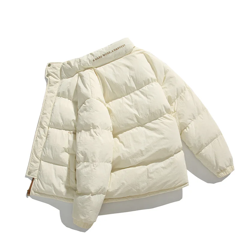 Парные мужские хлопковые пальто зимние пышные свободные парки из пуха хлопка с