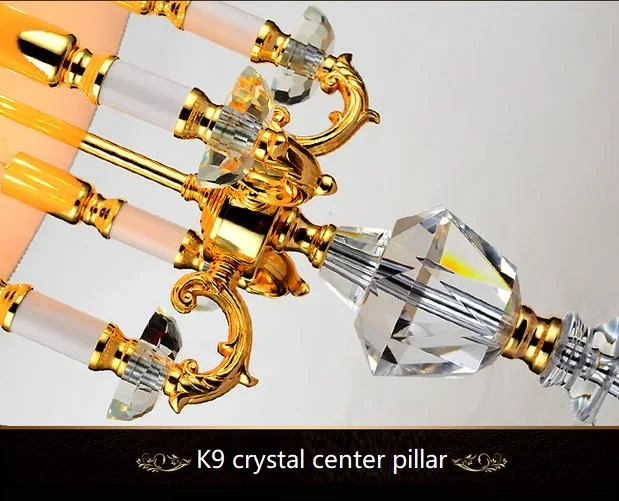 Модная Хрустальная настольная лампа Ofhead k9 роскошная Высококачественная для