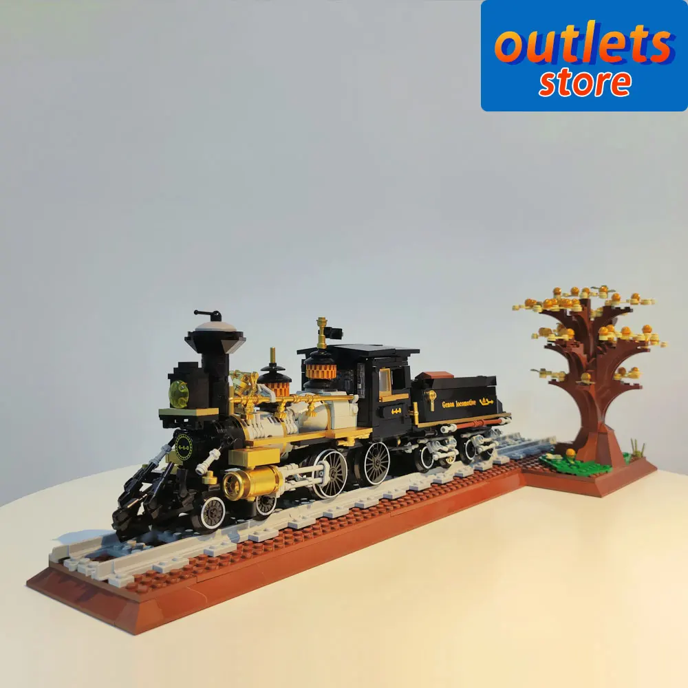 

JIESTAR 59010 Ideas Genoa Locomotive Train Railway Bullet Vehicle Cargo Express Moc Building Blocks Model Brick Boys Toys 950pcs