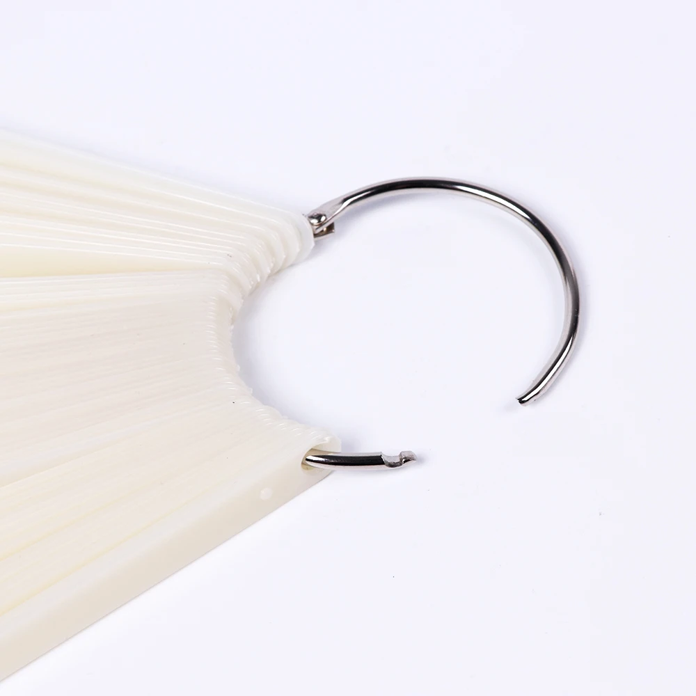 50Pcs Nail Swatches Oval Round Tips For Display Samples Gel Polish Palette Color Chart Manicure Practicing Tools NTA23-1 - купить по