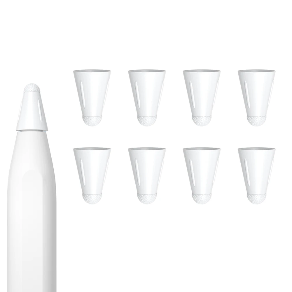 

8 шт., беззвучный силиконовый наконечник для сенсорного экрана Apple Pencil 1/2