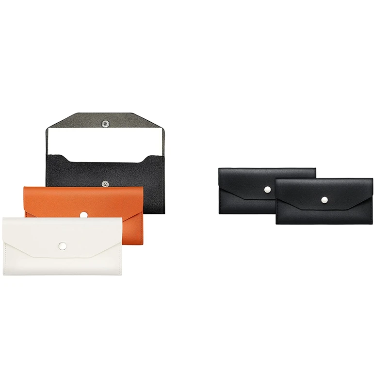 

PU Leather Cash Envelopes Cash Wallet Reusable Budget Envelope Waterproof Budget System Cash Management