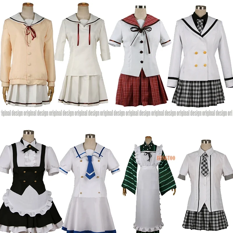 Is the Order a Rabbit? Cocoa Hoto Chino Kafu Rize Tedeza Clothing Cosplay Costume Customized Accepted