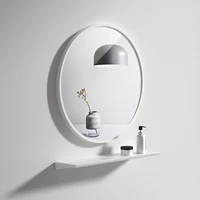 Shaving Large Body Mirror Vanity Bathroom Pocket Full Size Mirror Aesthetic Bathroom Fixtures Espejo Pared Home Improvement