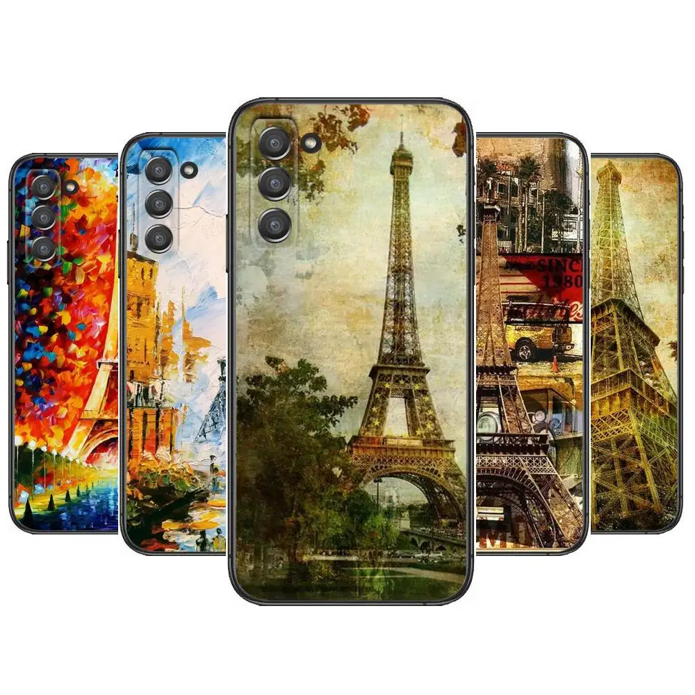 

in Paris London Eiffel Tower New york Phone cover hull For SamSung Galaxy s6 s7 S8 S9 S10E S20 S21 S5 S30 Plus S20 fe 5G Lite Ul