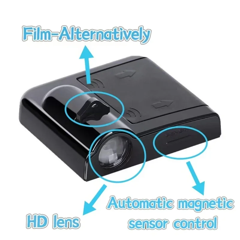 2 шт. новый светодиодный автомобильный дверной лазерный проектор с логотипом