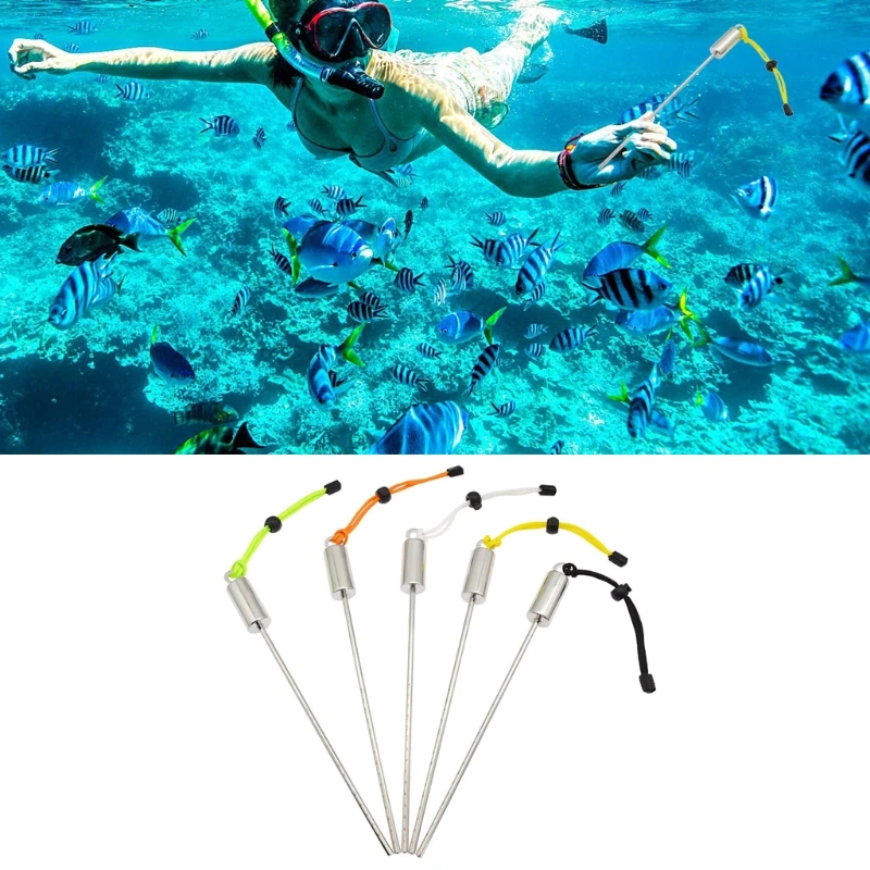 

Scuba Diving Point Rod Stainless Steel Scuba Diving Pointer with Lanyard
