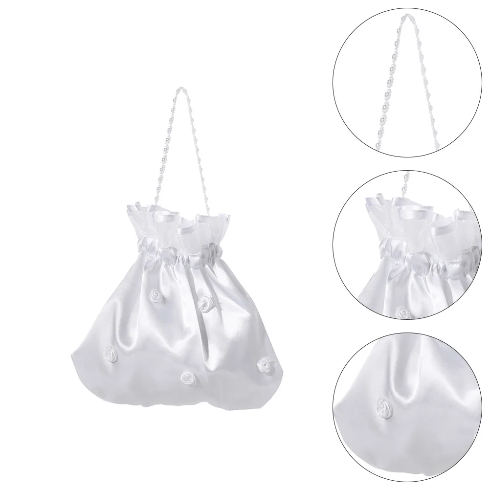 

2pcs Wedding Candy Bags Drawstring Wedding Gift Pouches Party Supplies )