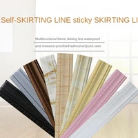 3d self adhesive waist line background wall frame skirting line decoration paste door and window wall surround edge strip