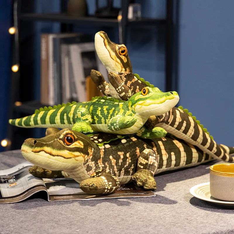 Игрушка плюшевая крокодил милая длинная кукла-подушка Реалистичная рептилия