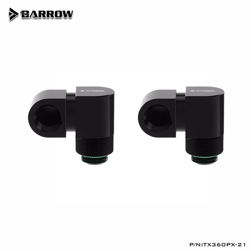 Двойная поворотная резьба Barrow G1/4 дюйма со смещением 21 мм вращающийся фитинг с
