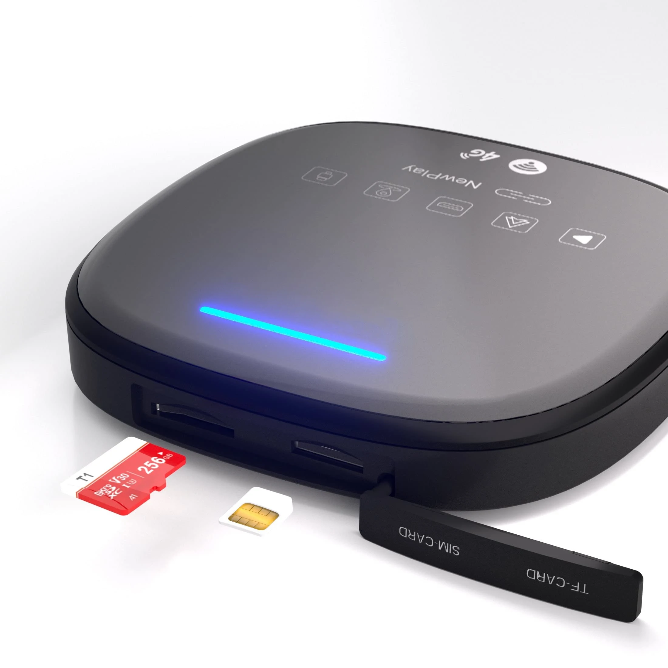 Фото TBOX MAX 3.0 Carplay Ai Box 8/128G с беспроводным CarPlay, Android Auto, HD MI выходом и Air Mouse для мультимедийных систем автомобиля №3
