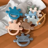 baby teether newborn teething toys baby tactile cognitive training grasping ability newborn necessities baby accessories
