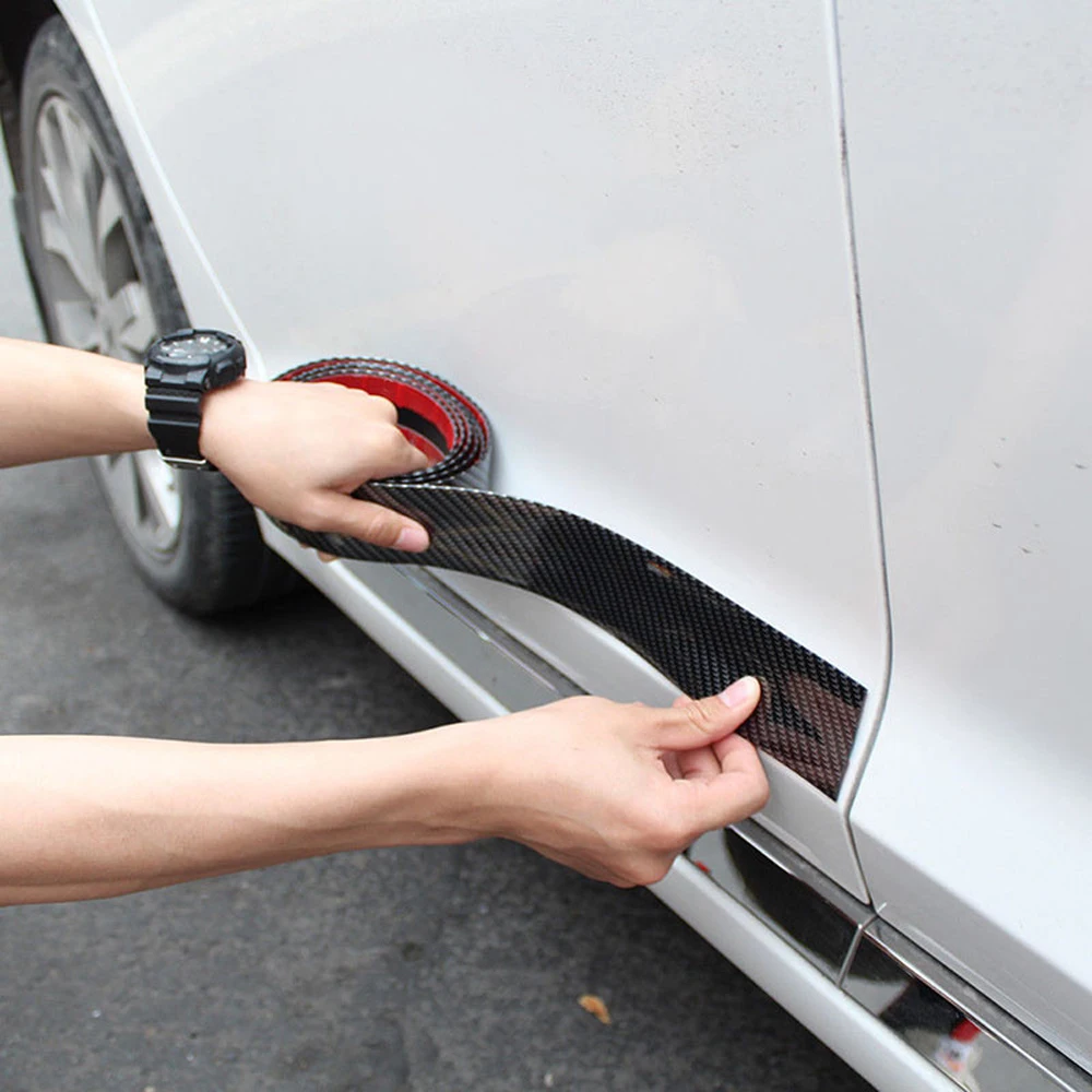 

Door Anti-collision For trucks SUV Carbon Fiber Car Universal Strip 2.5m Trim