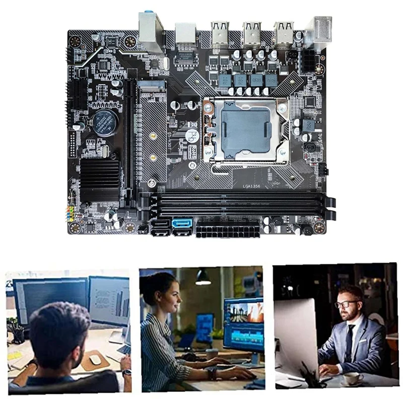 NEW-X79 набор материнской платы + E5 2420 CPU 4G DDR3 RAM SATA кабель RJ45 сетевой LGA1356 слот M.2 NVME