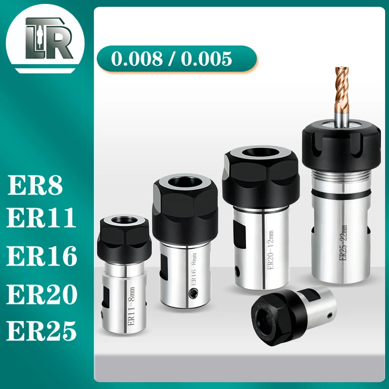 

ER8 ER11 ER16 ER20 ER25 motor shaft cutter bar DIY motor shaft extension spindle collet lathe tool spindle tool set 3mm 4mm 5mm