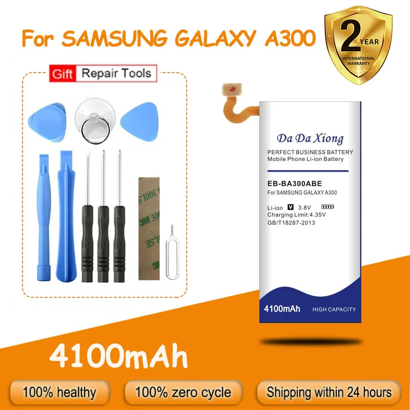2023 новый аккумулятор емкостью 4100 мАч для Samsung Galaxy A3 2015 A300 A3000 A300X A300H A300F A3009 A300FU A300G A300M A300H/DS