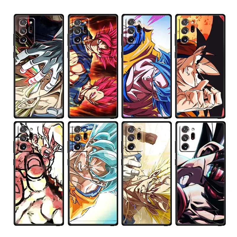 

Anime Dragon Ball Goku Cool For Samsung Note 20 Ultra 10 Lite Plus Pro 9 8 Silicone Soft TPU Black Phone Case Cover Coque Capa