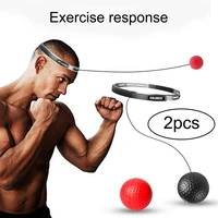 reflexes ball load bearing improve concentration head mounted boxing speed punch ball for gym