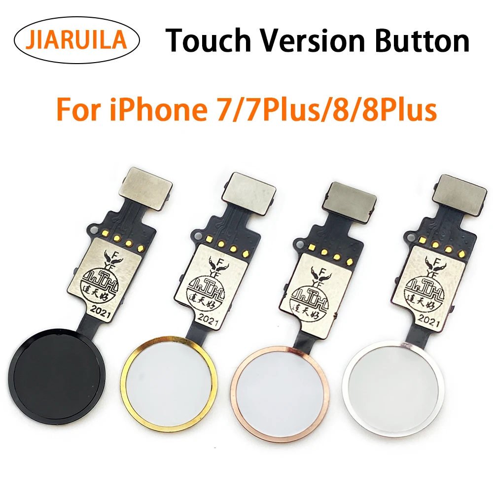 

ID Home Button Flex Cable For iPhone 7 8 Plus Return Back Button Menu Key No Touch ID Fingerprint Scanner Replacement Parts