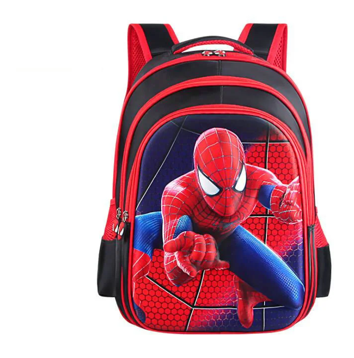 

3D 3-12 Year Old Spiderman School Bags For Boys Waterproof Backpacks Child Book bag Kids Shoulder Bag Satchel Knapsack