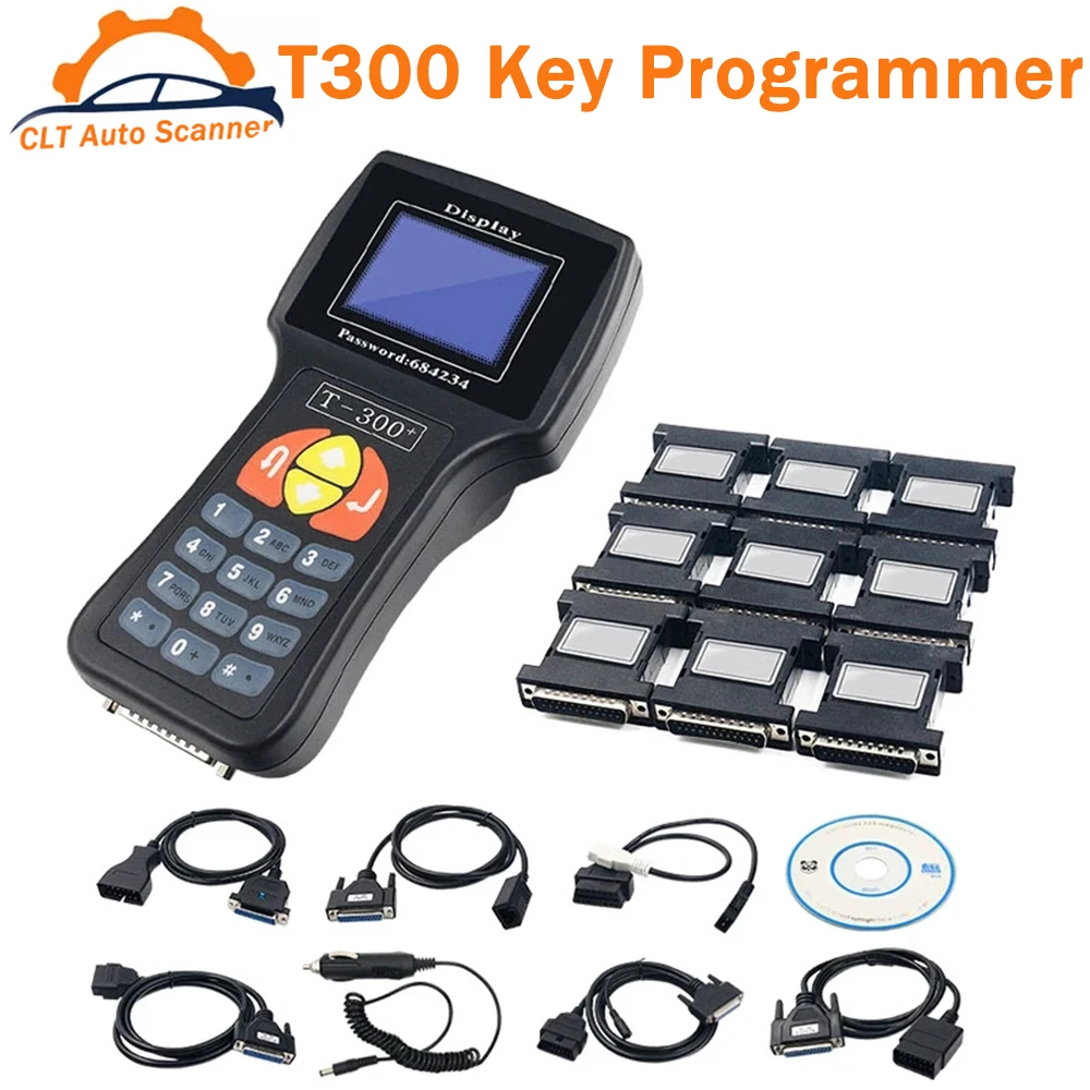 

T300 Key Prgrammer Full Set Support English/Spanish And MINI Zed Bull Zedbull Key Transponder Programme Works For Multi-Brand