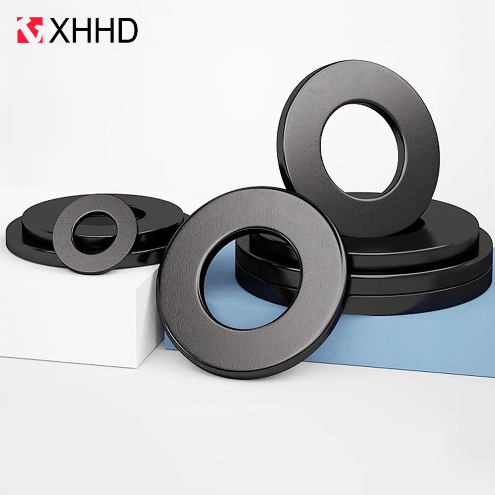 

Черные плоские шайбы NEWHONGHUIDA M4-M24 сталь 8.8